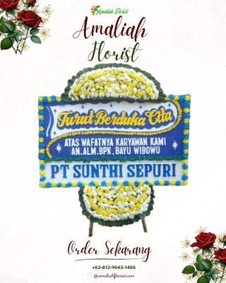 Papan Bunga Duka di Sebulu
