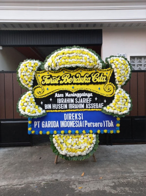 Papan Bunga Duka di Sebulu