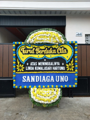 Papan Bunga Duka di Sebulu